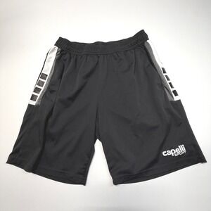 Capelli Sport Athletic Shorts Men's Large Black Soccer Training Gym